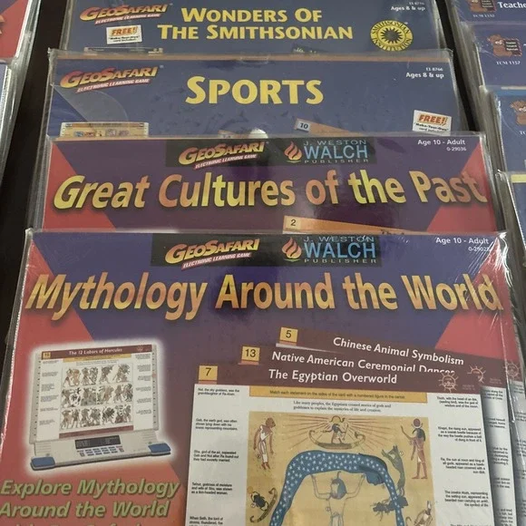 GeoSafari Electronic Learning Game EI-8865 with 14 Educational Packs (5 New) - Picture 4 of 7